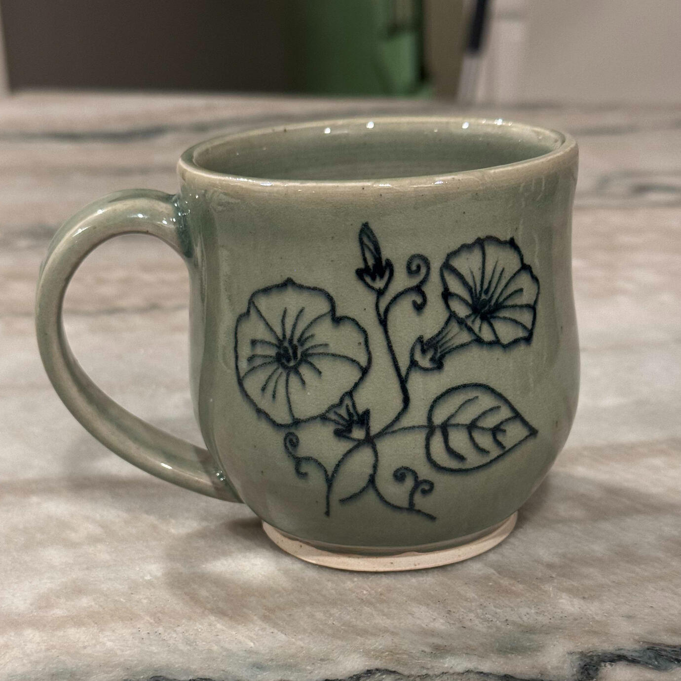 Mug with Underglaze Design